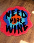 Need More Wine Tufted Rug