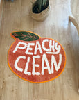 Peach Tufted Rug