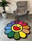 Smiley Flower Rug