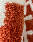 Peach Tufted Rug