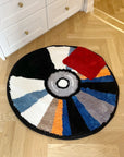 CD Label Tufted Rug
