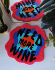 Need More Wine Tufted Rug