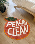 Peach Tufted Rug
