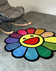 Smiley Flower Rug