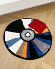 CD Label Tufted Rug
