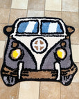Cartoon Bus Carpet Rug